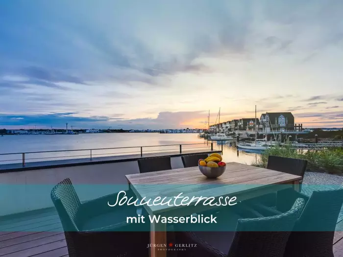 Ferienwohnung Harbour_Lodge:_Meerblick,_Terrasse,_Balkon,_finnische_Sauna,_Kaminofen_image_1