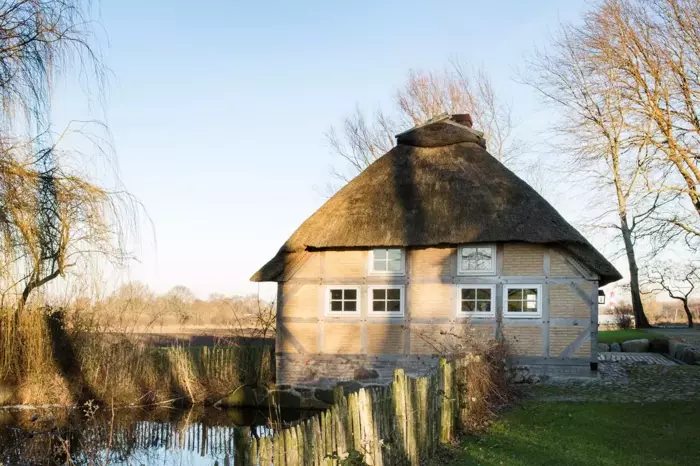 Cottage / kl. Landhaus Urgemütliche_Reetdachkate_mit_großem_Kamin_und_Sauna_image_0